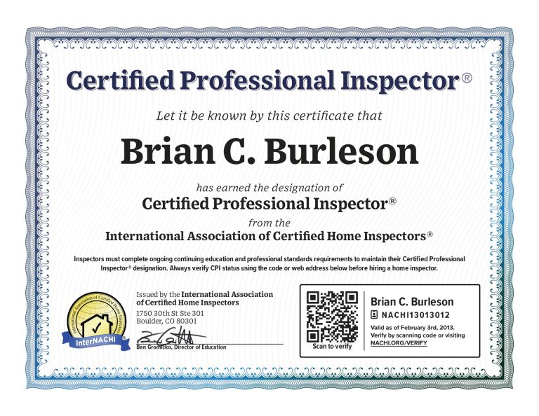 NM Certified Home Inspector