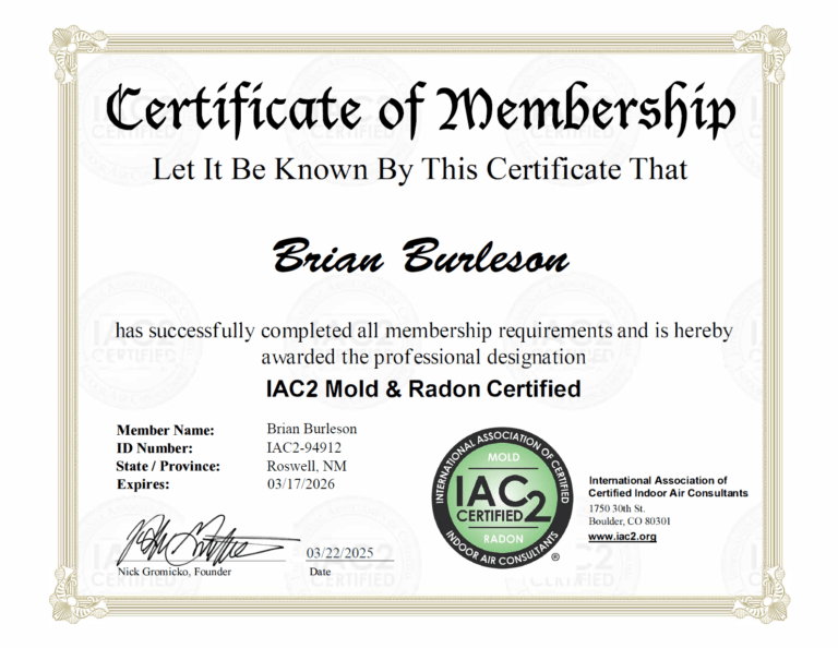 Home Inspector serving Roswell NM
